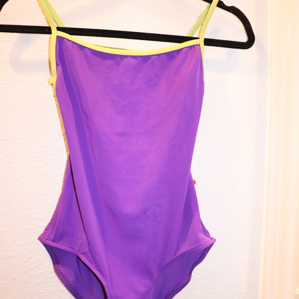 Purple and Lime Green Yumiko